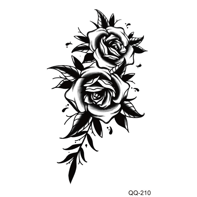 Picture of New waterproof small fresh tattoo stickers color black and white 1000 can be any combination of manufacturers wholesale