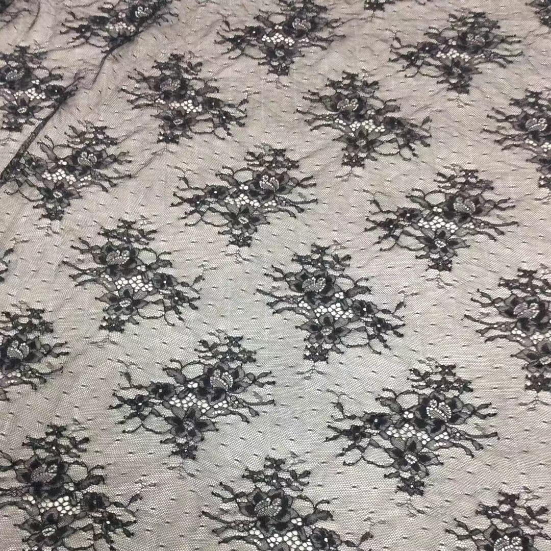 Nylon Lace Fabric Fashion Hollow Mesh Jacquard Thin Clothing Clothing Handmade DIY Accessories Lace Cloth