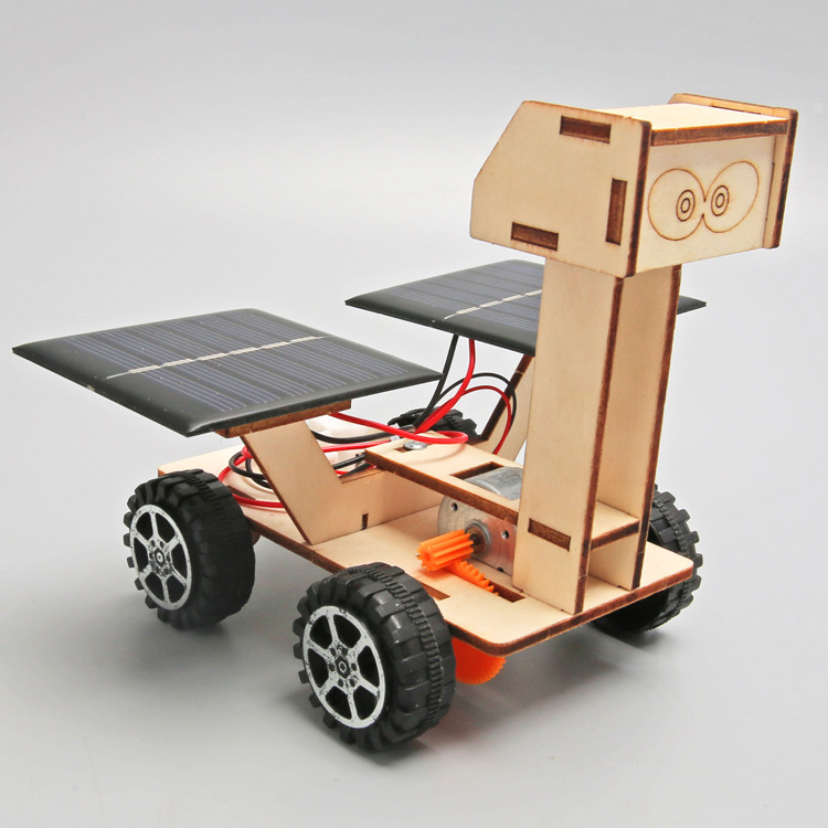 Picture of Children's Technology diy handmade small production moon exploration car solar toy car physical model scientific experiment