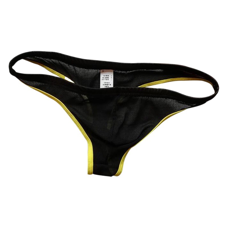 Mesh men's underwear sexy thong transparent men's T-pants cross-border e-commerce new factory supply a generation of hair