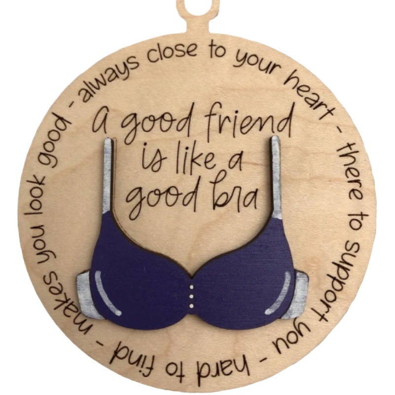 Funny Bra Ornament friend's favorite decoration Funny Christmas decoration pendant Christmas tree hanging Ornament