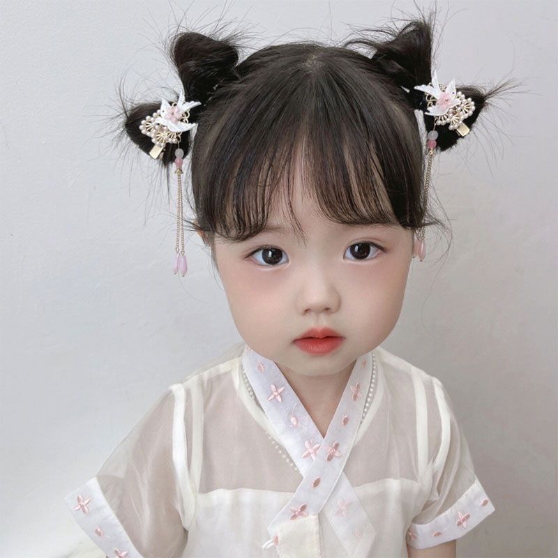 Picture of Women's Bao New Wig Bow Hairpin Baby Hair Accessories Free Hair YK2 Own Bow Headwear