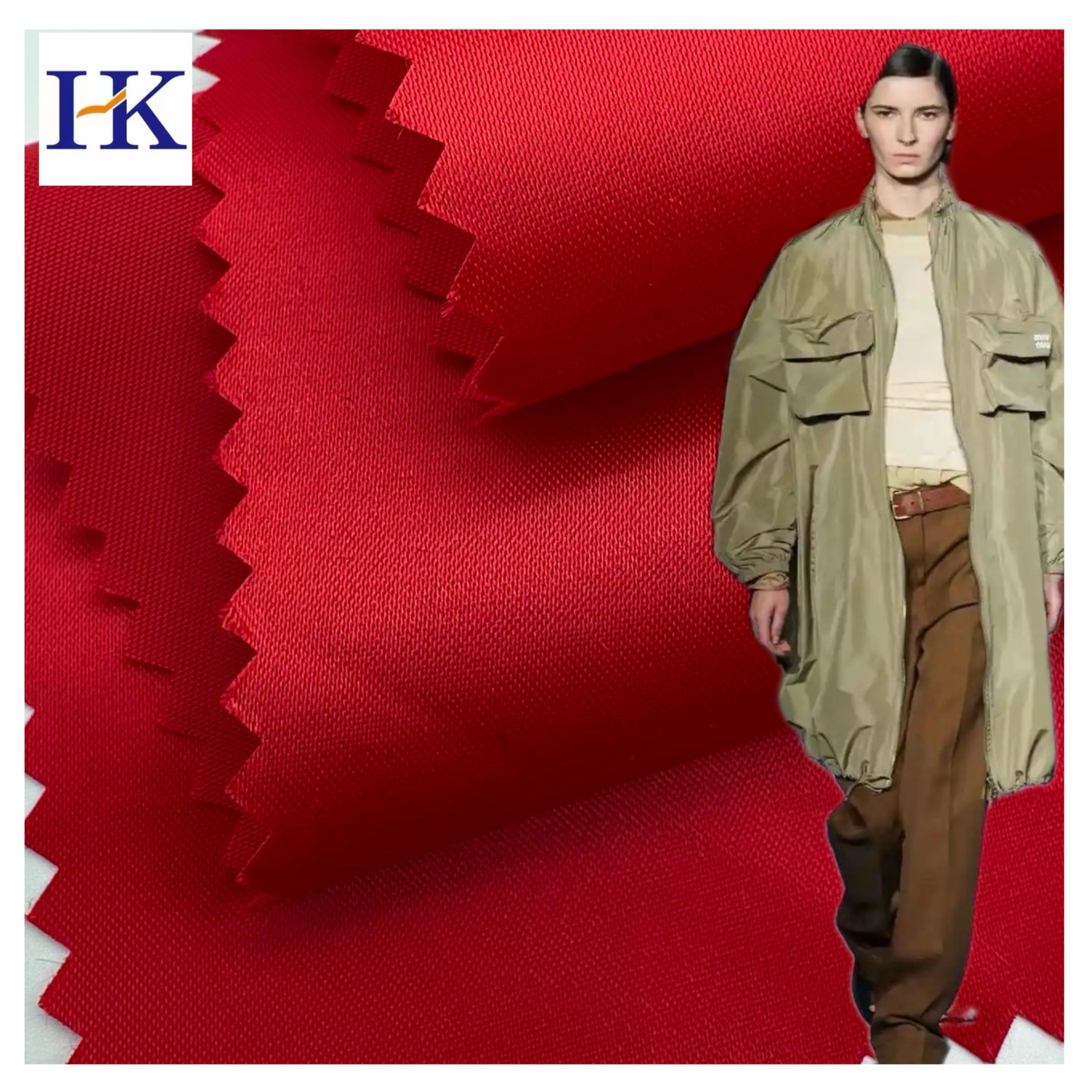 Factory 70D * 200D thickened satin nylon 340T casual jacket cotton-padded jacket pants waterproof nylon fabric