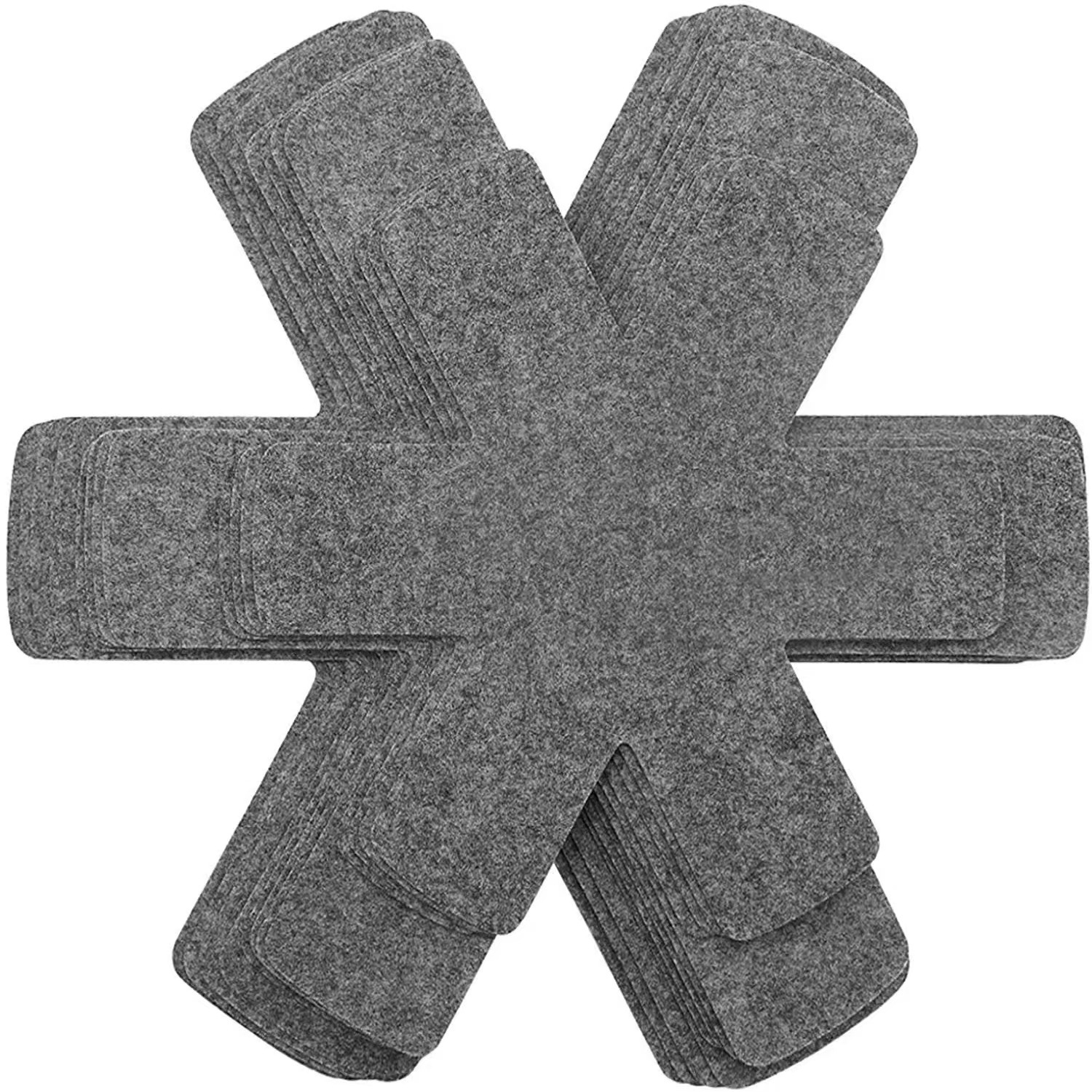 Picture of Cross-border felt pot pad hexagonal bowl and plate tableware non-slip heat insulation pad non-woven non-stick pan protection pad in stock