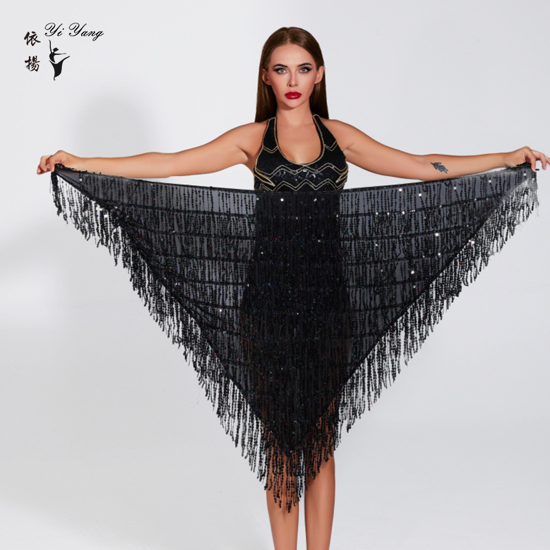New Belly Dance Tassel Triangle Waist Chain Hips Practice Stage Party Performance Hip Waist Performance Clothes
