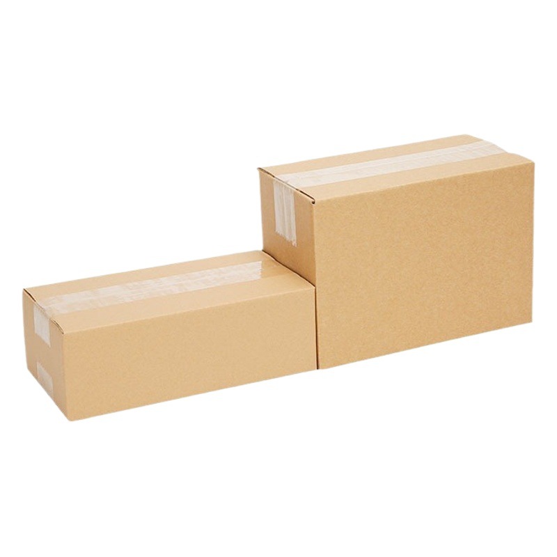 Picture of Flat Half-Height Box Square Express Carton Spot Rectangular Packaging Box Express Box Glasses Packaging Carton Cross-Border