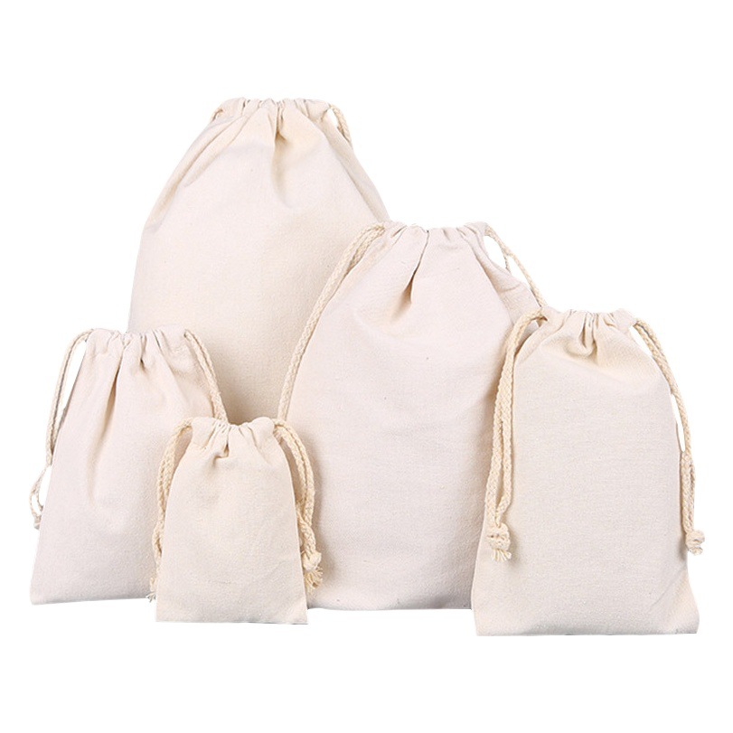 Blank bunt canvas bag large capacity storage bag printed logo advertising gift promotional cloth bag simple wholesale