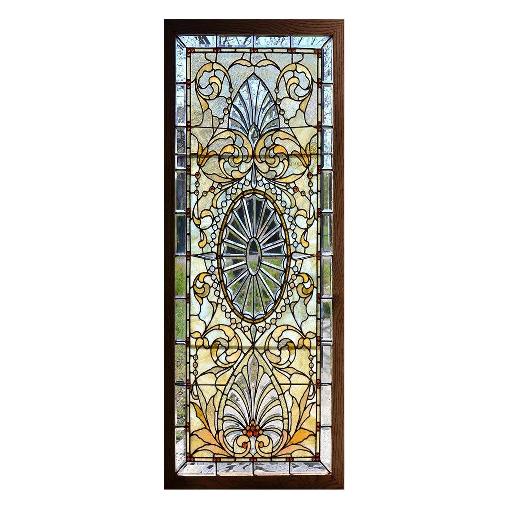 Central European Retro Style Pattern 3d Door Stickers Corridor Stickers Simulation Decorative Wall Stickers Waterproof and Moisture-proof Wallpaper for Foreign House