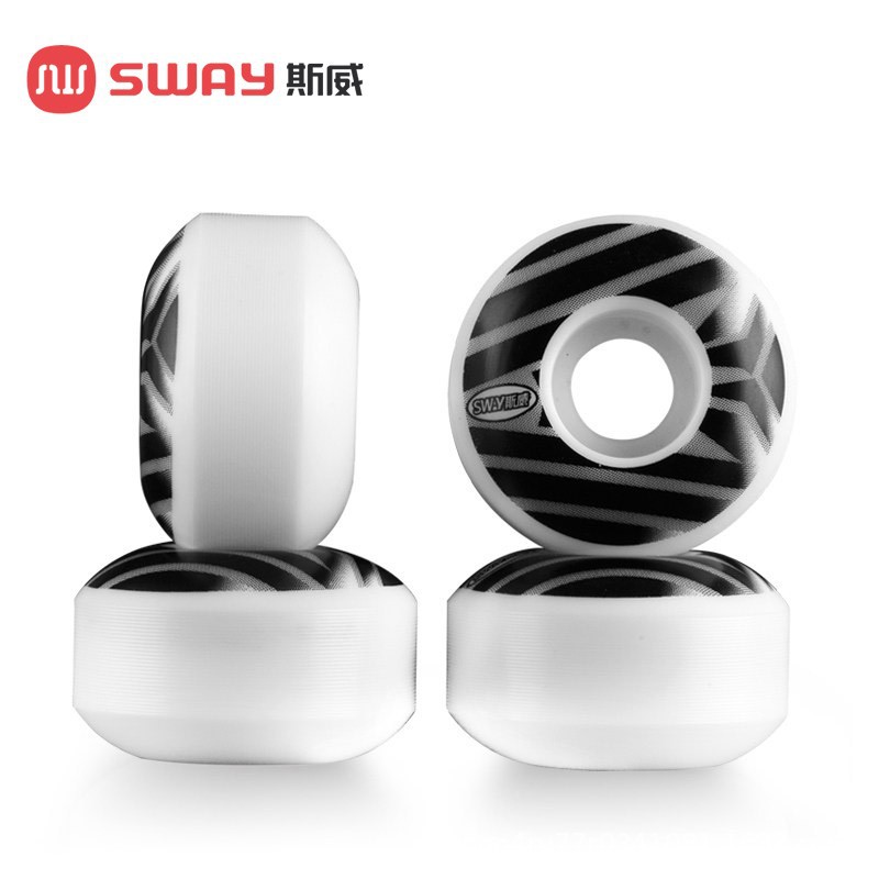 Picture of Skateboard Longboard Accessories Wheel Street Brush High Elastic PU Wheel Flash Four-wheel Skateboard Wheel Street Brush Wheel