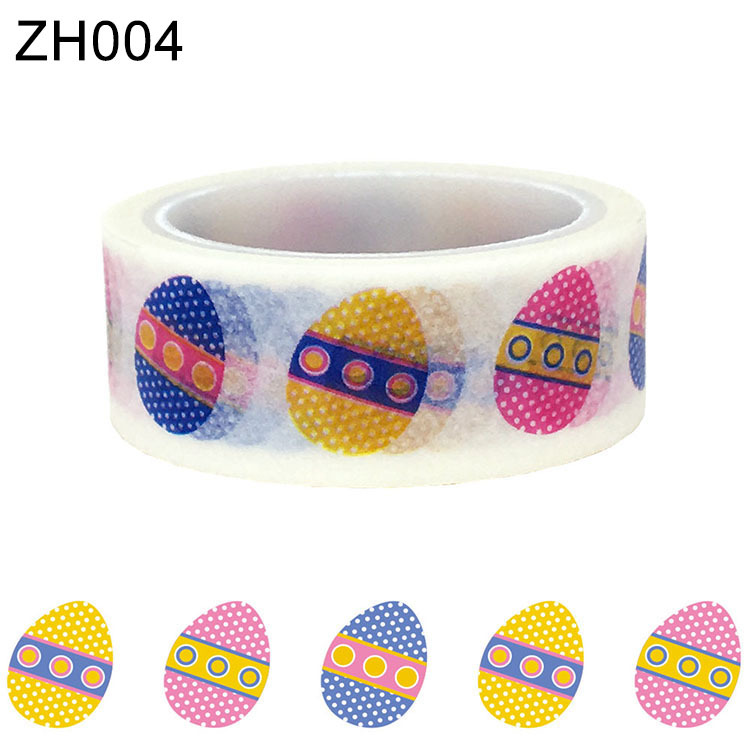 Picture of Manufacturers cross-border a generation of cartoon Christmas festival DIY decorative stationery color hand account stickers and paper tape