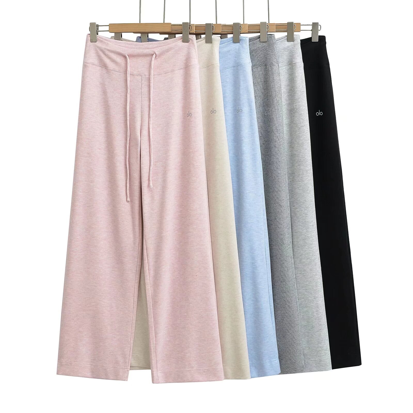 European and American-style Early Spring New Lazy Relaxation Loose Casual Wide-leg Pants Fashionable All-match Shake Shake Straight Pants