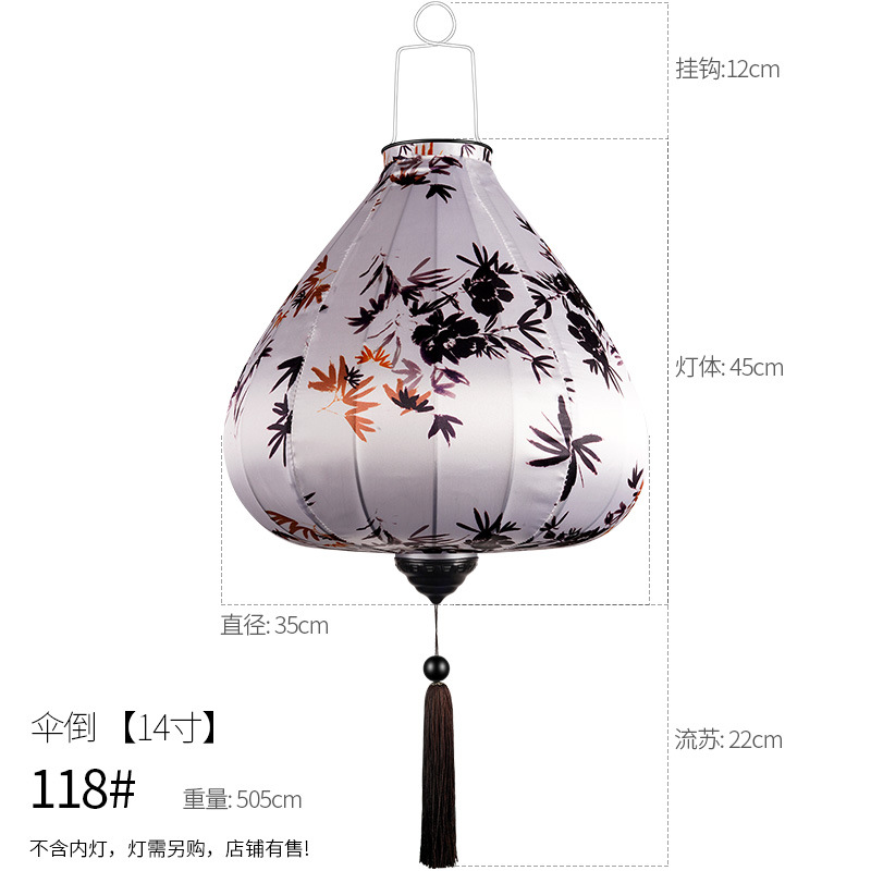 Picture of Mid-Autumn Festival Lantern ancient style decoration outdoor waterproof holiday atmosphere decorative lamp classical Chinese style antique lantern pendant