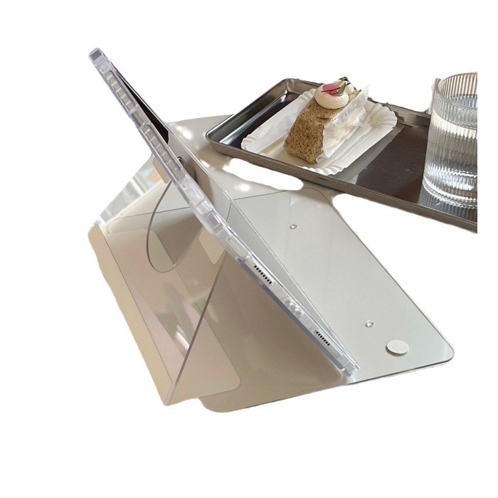 Picture of 720 rotating ice crystal shell for 2024 ipadpro11 flat sleeve 10.5 with pen slot Air6 protective sleeve 11