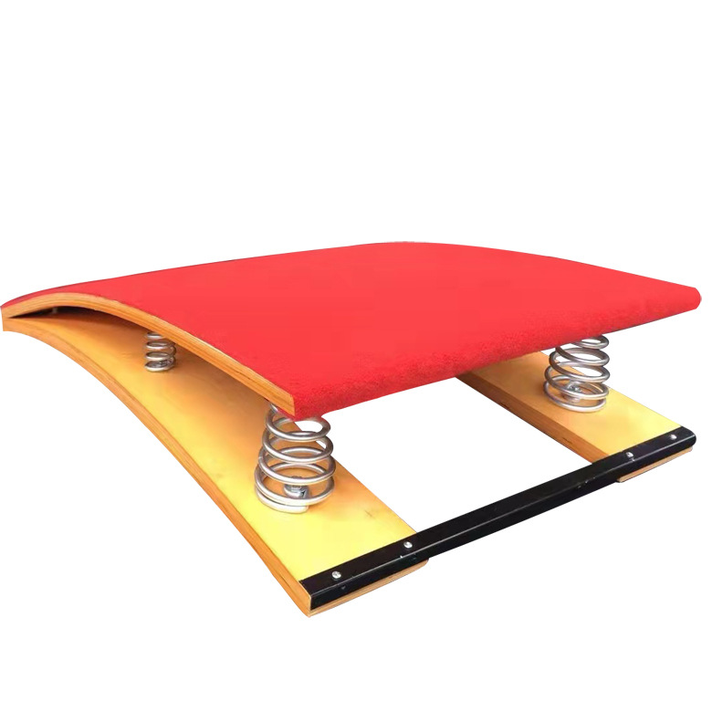 Picture of Outdoor Children Adult Thickened Spring Springboard Gymnastics Physical Training S-shaped Springboard Track and Field Competition Pedal