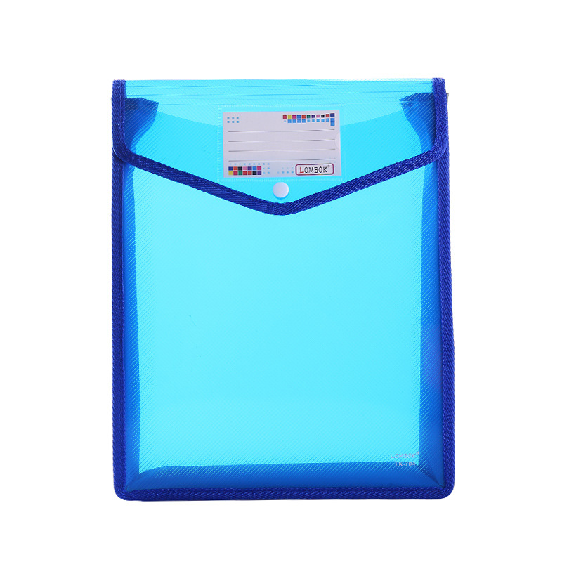 Picture of A4A5 folder storage student envelope office test paper bag twill 9 color vertical three-dimensional file bag