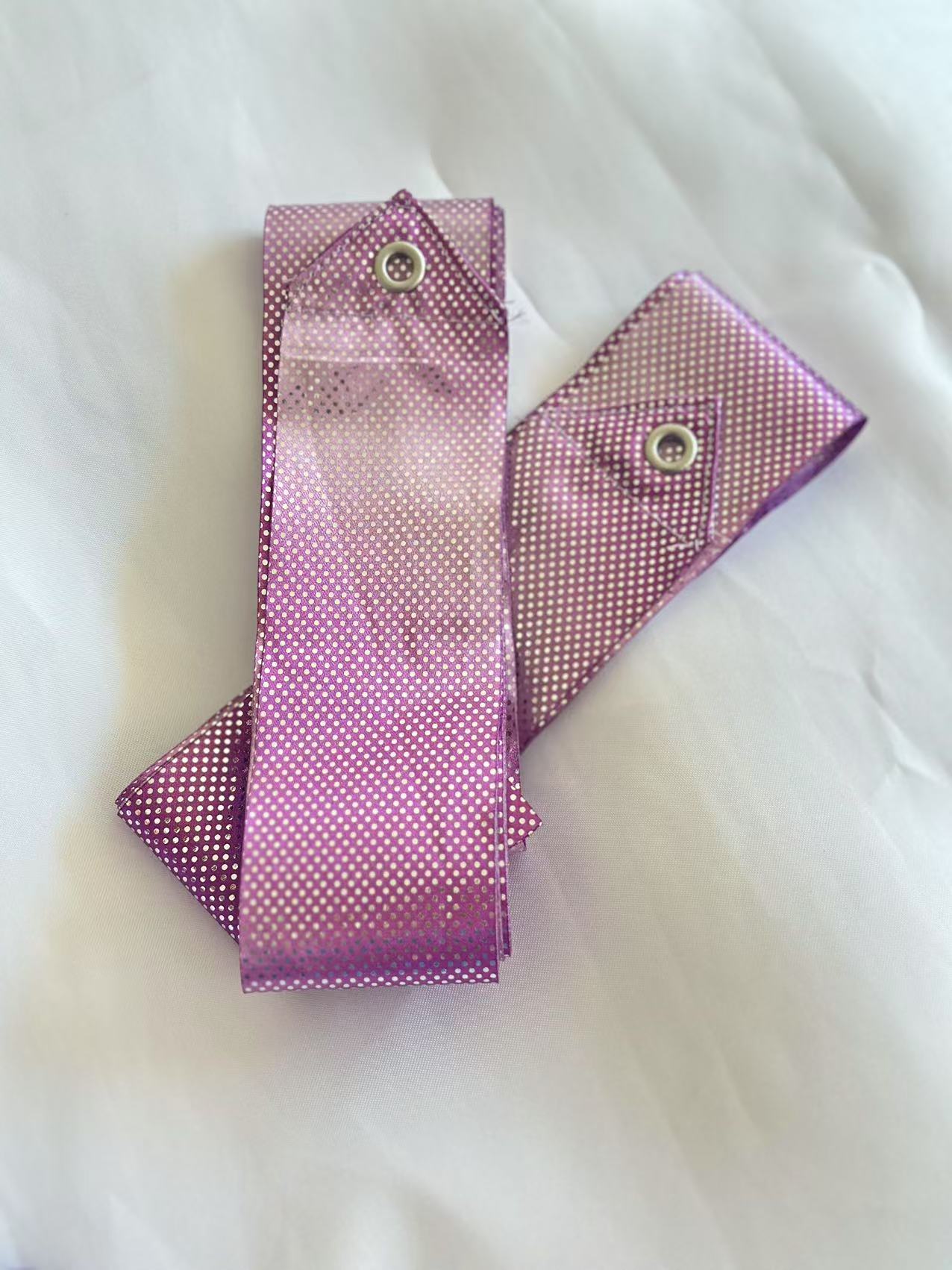 Picture of Dance Ribbon Artistic Gymnastics Ribbon Stick Children's Streamer Dance Competition Square Dance Dance Ribbon Supplies Ribbon Dance