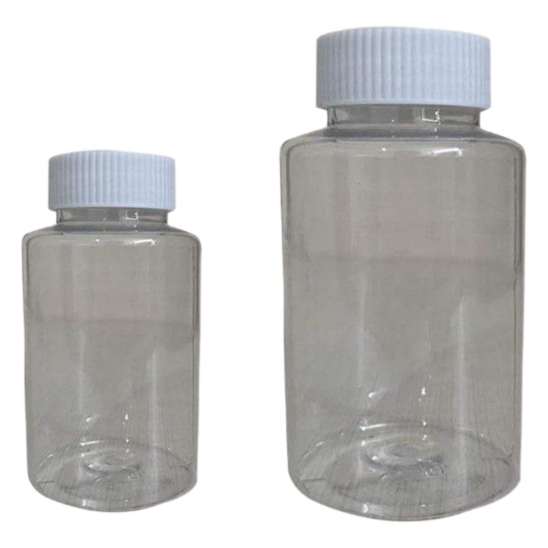 30 50ml100 ml transparent plastic big mouth bottle wide mouth bottle with lid sealed sample bottle liquid bottle small medicine bottle