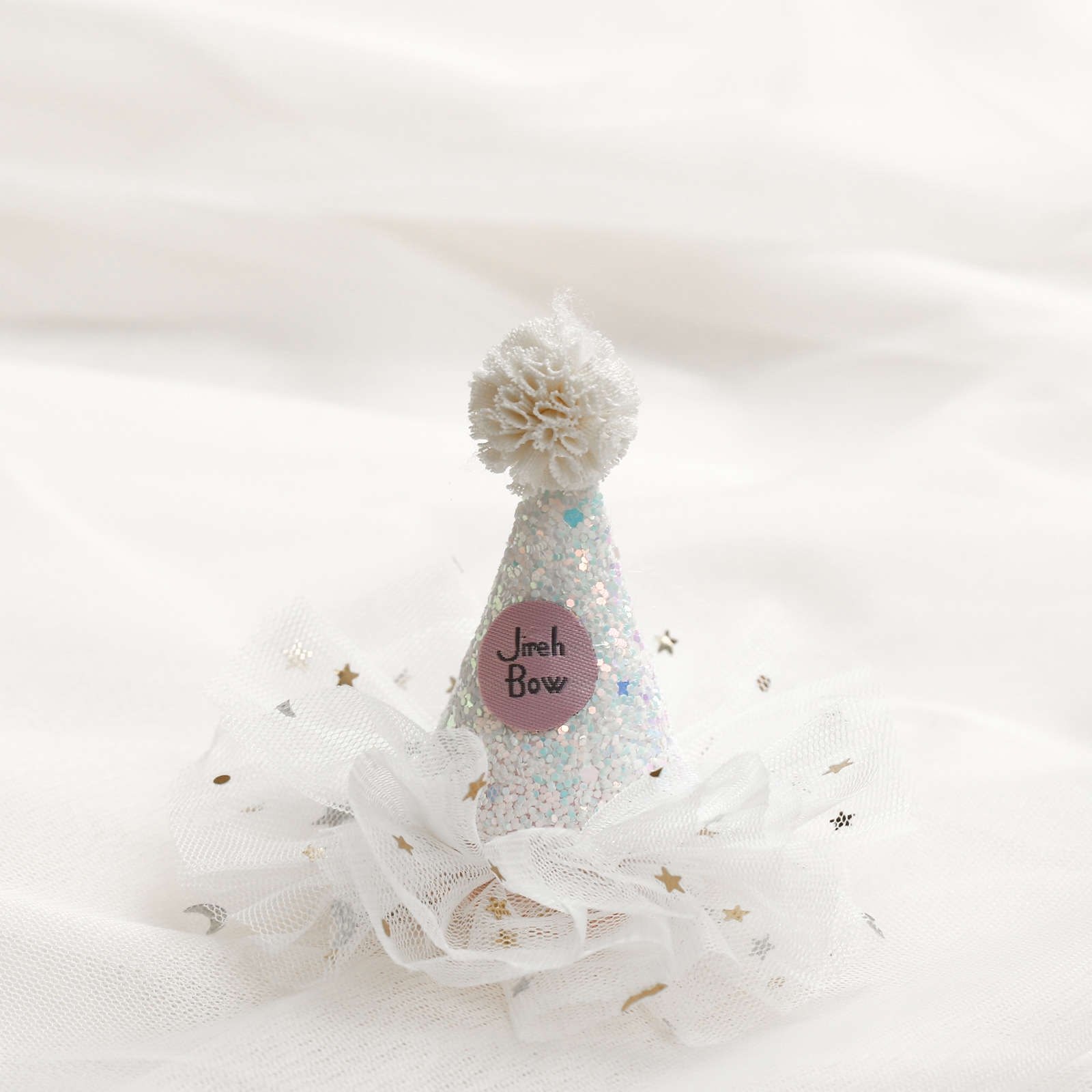 Picture of Korean Style Cute Baby Crown Small Hat Hair Band Baby Newborn Simple Centenarian Banquet Headwear