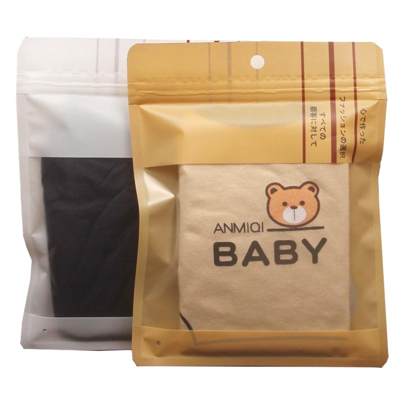 Japanese underwear packaging bag cotton socks steel stockings self-sealing bag children's leggings safety pants bag spot wholesale