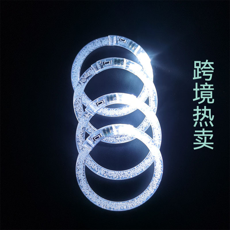 Picture of Cross-border acrylic bracelet led flash bubble fluorescent bracelet luminous bracelet toy concert support props