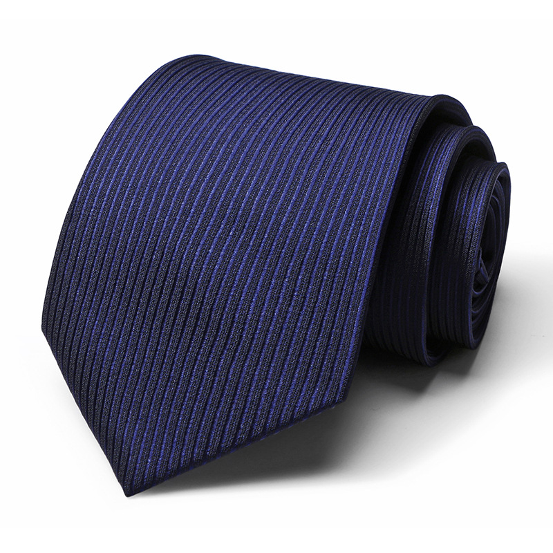 Picture of Tie spot tie polyester silk tie manufacturer 8cm business men's formal wear wedding studio tie