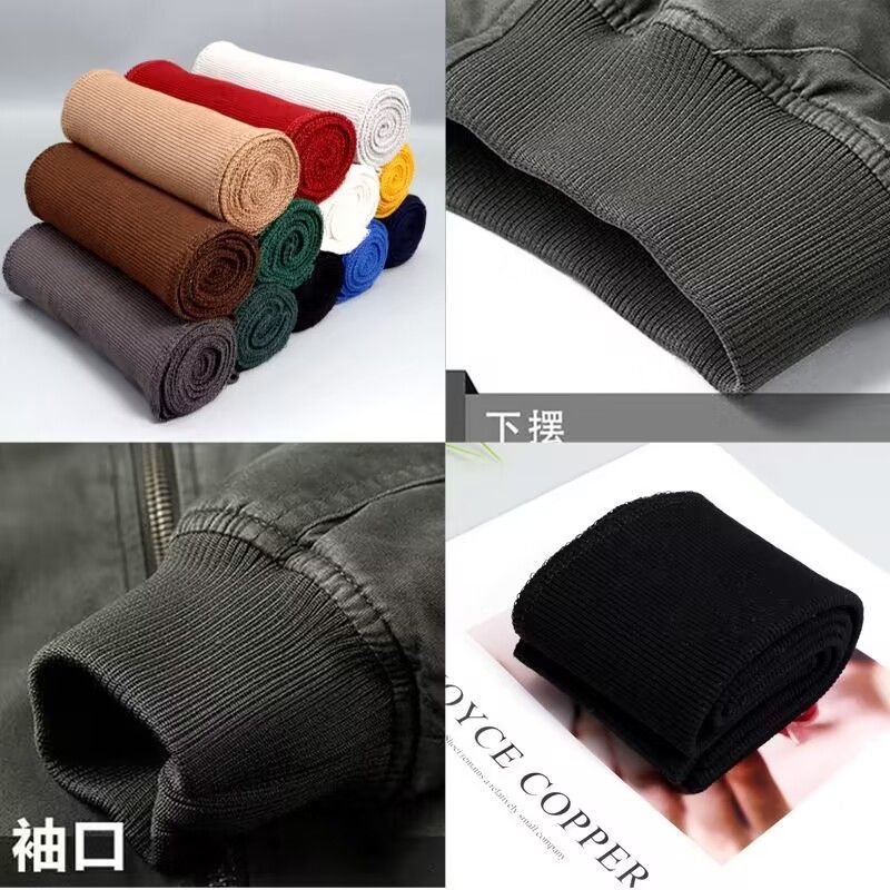 Down jacket sweater rib elastic thread hem cuff neckline closing cotton pants waist pants lengthened accessories artifact