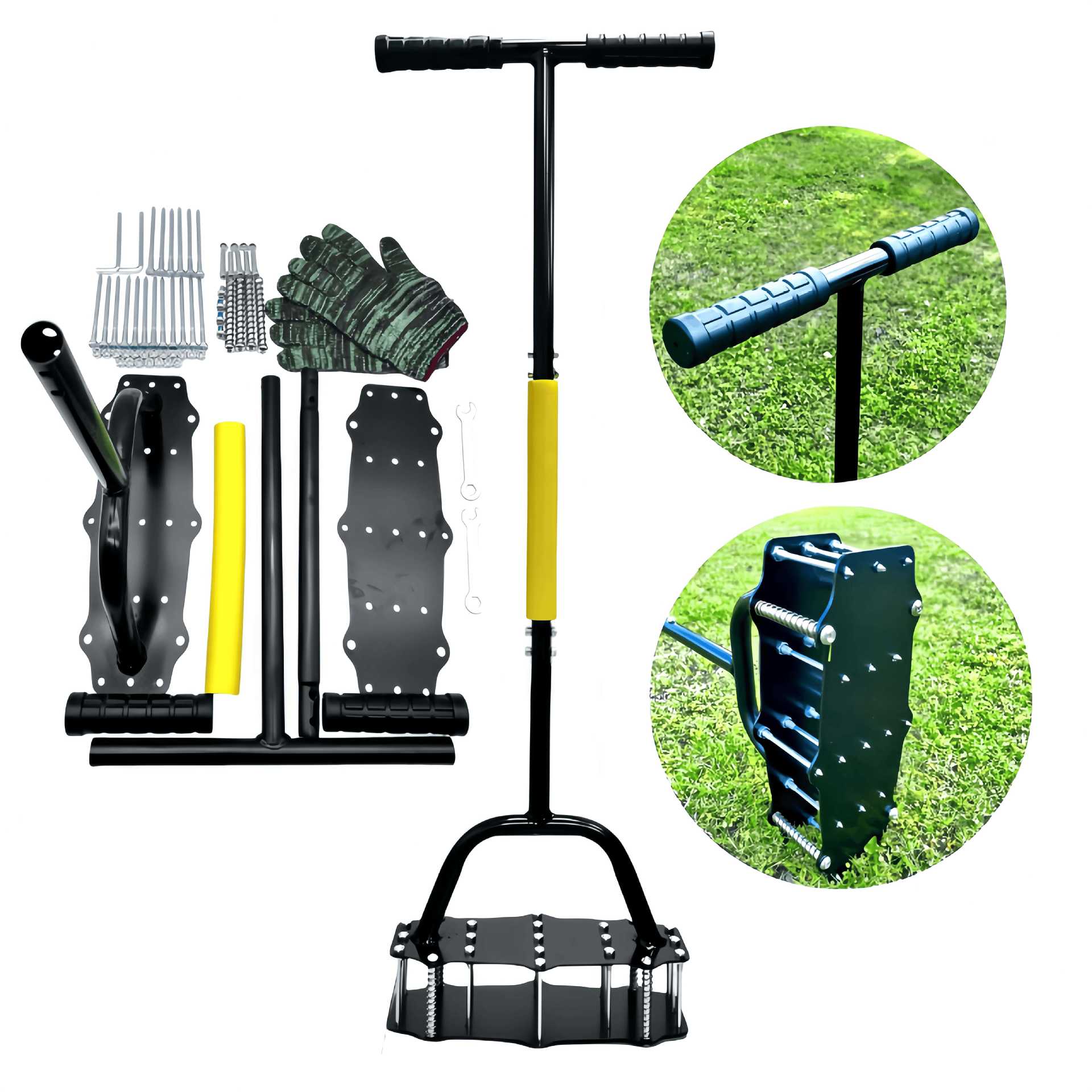 Spring Racker Lawn Racker Courtyard Lawn Inflator Soil Turnloader Garden Labor-saving Soil Hole Puncher