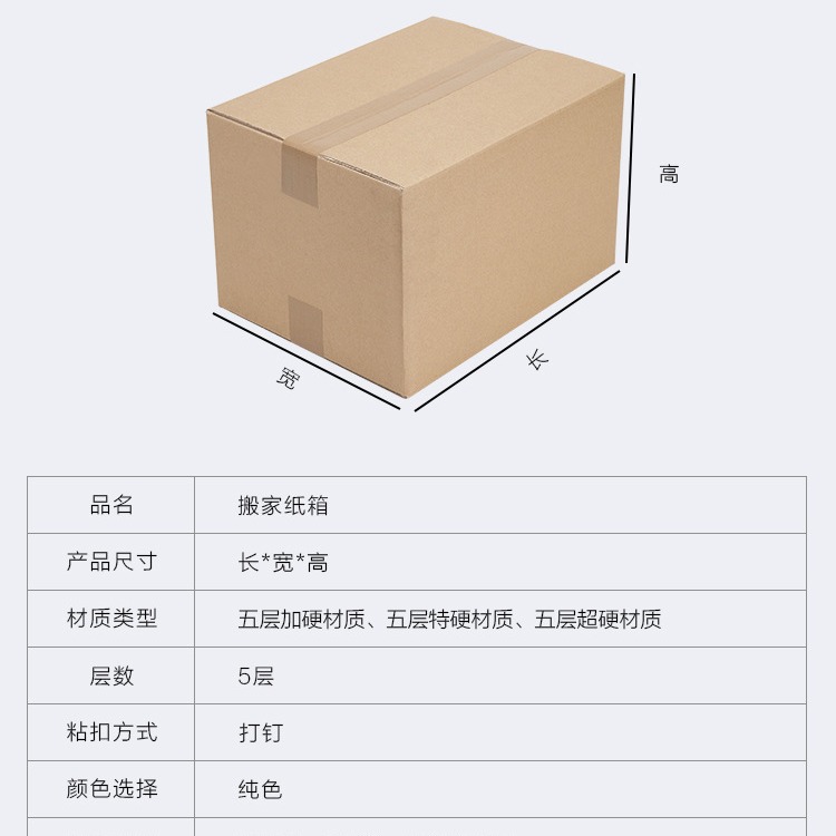 Picture of Five-layer packing carton wholesale moving cardboard box Amazon FBA express packing super hard blank storage box