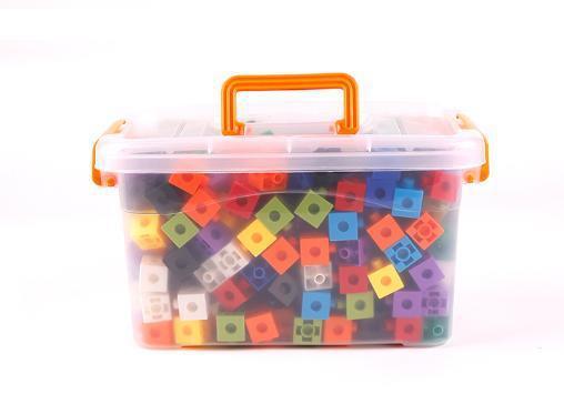 Picture of Yiwu Export Early Education Creative Block Particle Building Blocks 2cm100 Plug-In Connection Plastic Kindergarten Toys