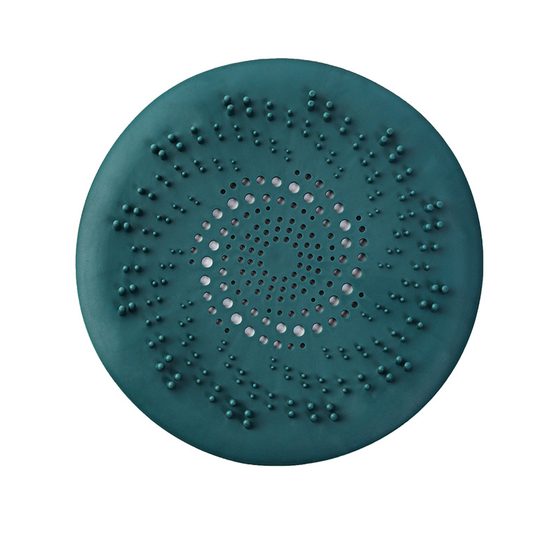 Picture of Sink anti-clogging silicone floor drain cover bathroom drain hair anti-clogging filter sewer filter