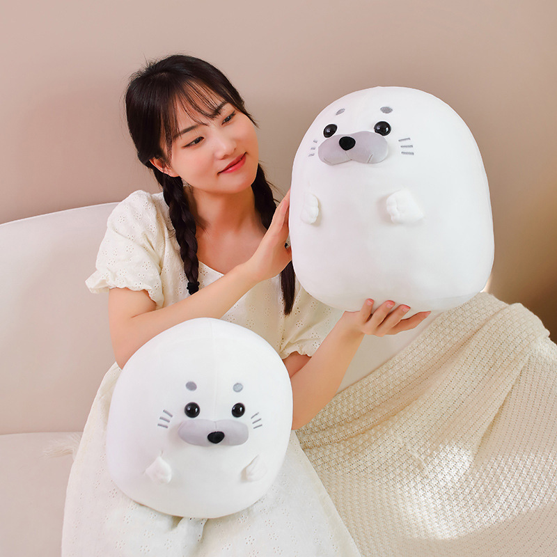 Picture of Bobbi Bear Down Cotton Standing Seals Tuanzi Aquarium Plush Toy Aquarium Doll Cross-border Grasping Machine Doll