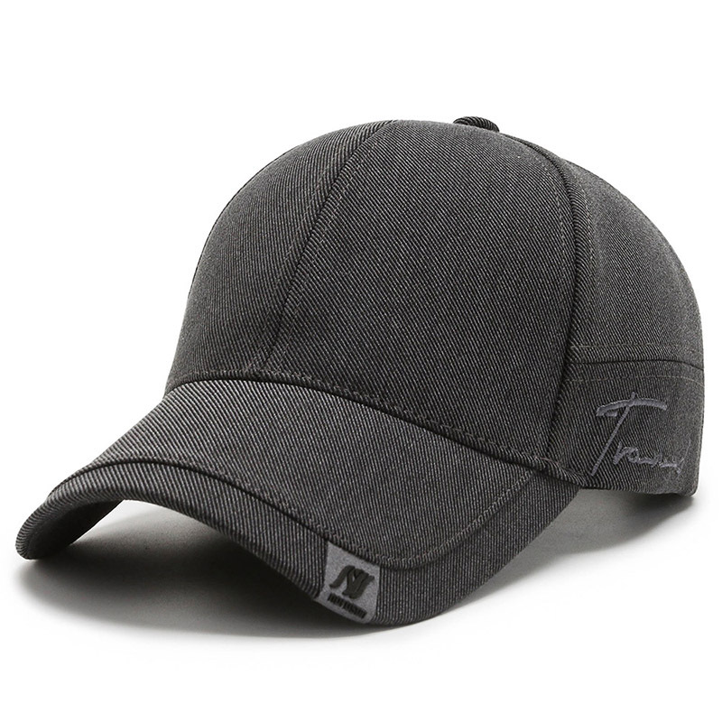 Picture of Hat Men's Trendy Sunshade Cap Korean Style Men's Sun Hat Black ins Trendy Simple Casual All-match Baseball Cap