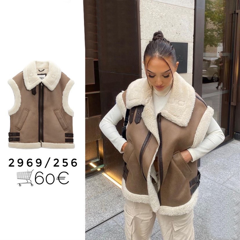 2023 Autumn New Women's Fashion Export European and American Style Trendy Camel Motorcycle Leather Vest Short European and American Export