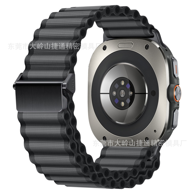 Picture of Suitable for Samsung Watch7/8Ultra Watch Strap Galaxy 47mm Wide Corrugated Sports Off-Road Nylon Strap