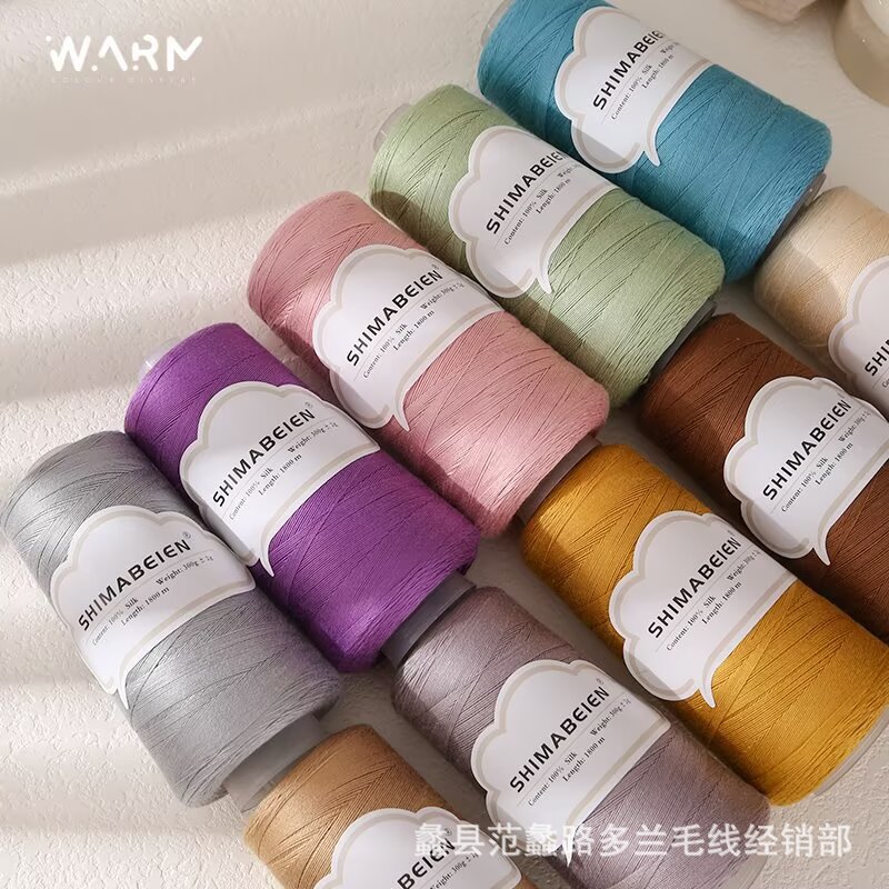 No. 7 Silk Thread Large Shaft Thread High Twisted Lace Thread Crochet Crochet Thread Pure Cotton Cut Out Summer Irish Thread
