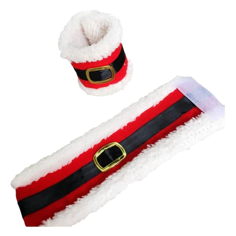 Christmas decorations Christmas belt buckle napkin towel ring Christmas clothes belt buckle napkin set Christmas tableware buckle
