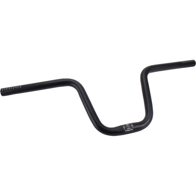 Folding Bicycle Handlebar 25.4 Aluminum Alloy Xiaobu Xiaoyan Handlebar 412 Heightened Modified Handlebar Horizontal Retro M-Shaped Handlebar