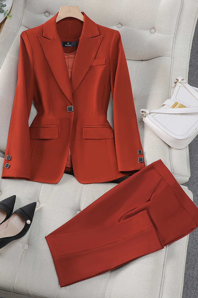 Picture of Business Wear Women's Cross-border Autumn and Winter New Fashion Formwork Suit Business Casual Suit Work Clothes