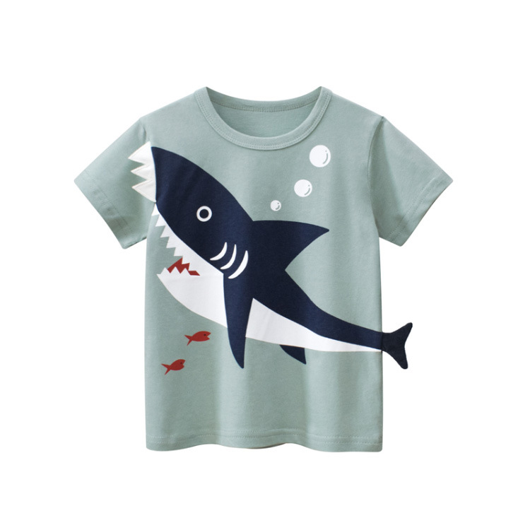 Picture of Fashionable Brand Summer Kidsren's Clothing New Product 2025 Kidsren's Clothing Men's Short-Sleeved T-Shirt Wholesale Baby Clothes One Piece Consignment
