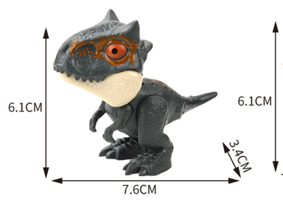Picture of Cross-border New Explosions Children's Educational Finger-biting Dinosaur Toys suit Finger-biting Dinosaur Small Animal Blind Bag Blind Box