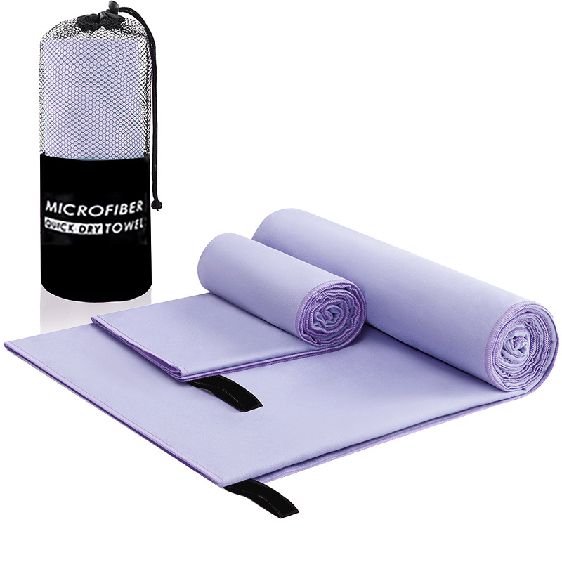 Picture of Quick-Drying Beach Towel Multi-Color Portable Quick-Drying Fitness Sports Towel Outdoor Beach Towel Mesh Bag