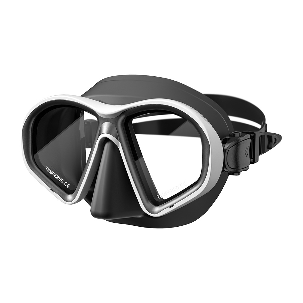 Picture of Free diving glasses myopia lens diving mirror camera bracket silicone snorkeling mirror snorkeling equipment