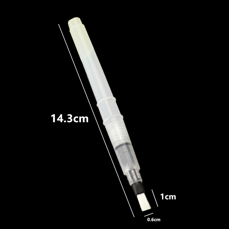 Picture of Solid Watercolor Fountain Pen, Water Filling Painting Brush, Pointed Flat Pen, Water Storage Pen, Water-Soluble Colored Lead Painting Pen