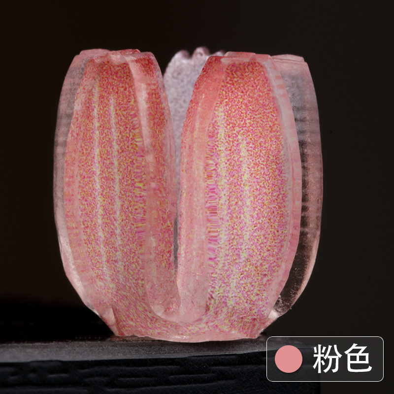 Picture of Acrylic Tulip Flower DIY Accessories Rubik's Cube Cloud Mirror Night Light Material Wholesale Heat Shrinkable Sheet Artificial Flower