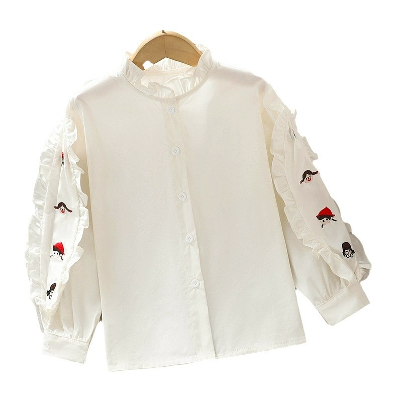 Picture of cuk girls fashionable college cartoon attire girls spring and autumn new western style princess style sweet shirt