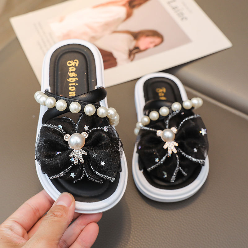 Picture of Girls Slippers Summer 2025 New Style Indoor and Outdoor Wear Non-Slip Soft Sole Wear-Resistant Cute Princess Style Slippers