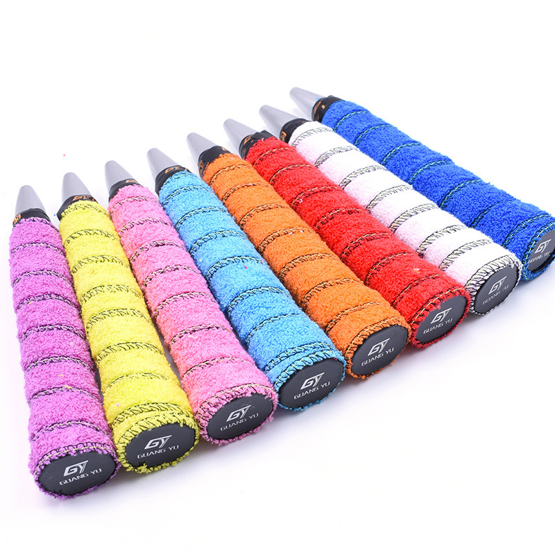 Cross-Border Guangyu Towel Grip Durable Cotton Sweat-Absorbent Badminton Racket Overgrip Anti-Slip Sweat-Absorbent Non-Slip Wrap
