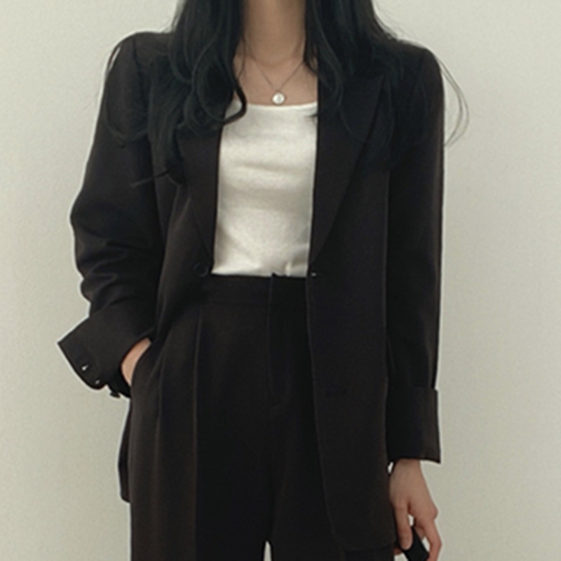 Picture of Suit Jacket High Sense Women's Spring and Autumn Design Sense Thin Niche Professional suit Temperament Slim-fit Small Suit Two-piece Set
