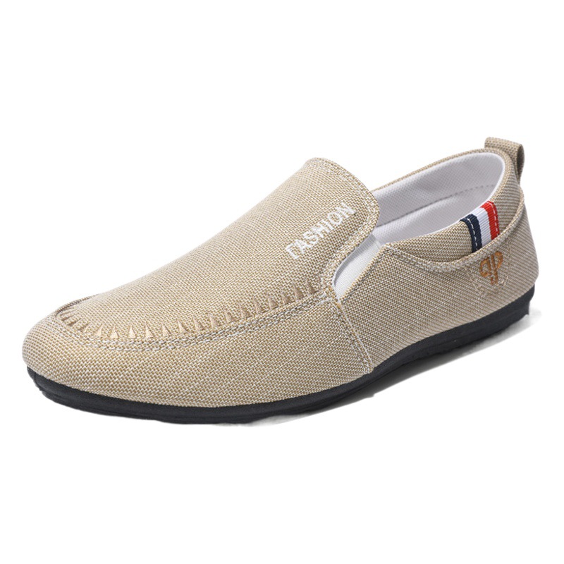2025 Spring and Summer New Shoes Men's Korean Style Trendy Men's Casual Shoes Fashionable Easiest for Match Sneakers Breathable Canvas Shoes for Men