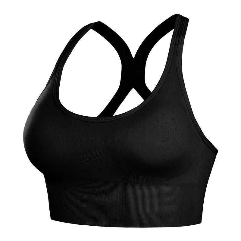 Picture of Cross-Border Large Size Shock-Proof Sports Bra Push-Up Tube Top Wide Shoulder Straps I-Shaped Vest Beautiful Back Underwear Bra